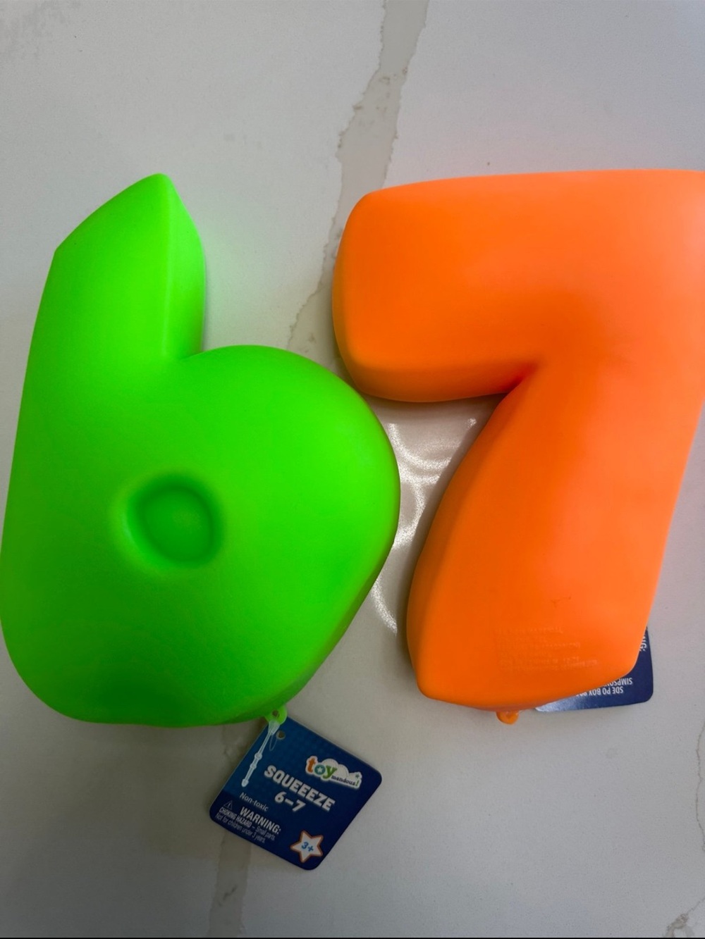 Viral 6 and 7 squishies